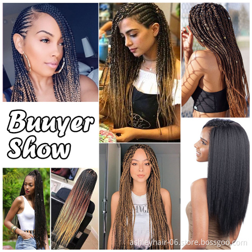 26 inches 90g  braid hair products for black women braid pre stretched braiding hair vendors